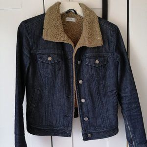 Gap 1969 Women's Sherpa Lined Denim Jacket